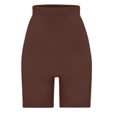 SEAMLESS SCULPT HIGH-WAISTED ABOVE THE KNEE SHORT | COCOA