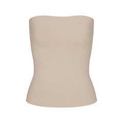 COTTON JERSEY TUBE TOP | STONE