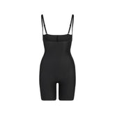 SKIMS BODY CORE SCULPT OPEN BUST MID THIGH BODYSUIT | ONYX