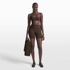 NikeSKIMS MATTE MICRO BRA | DARK SEPIA