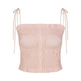 POPLIN APPAREL RUFFLE CAMI | DUSTY PINK