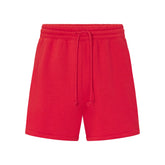 FLEECE LOUNGE MENS RELAXED SHORT | WASHED RED