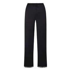 WOVEN SHINE LACE PANT | ONYX