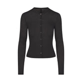 SHEER MODAL CARDIGAN | ONYX