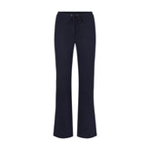 DRAPEY FRENCH TERRY STRAIGHT LEG PANT | NAVY
