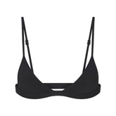 EVERYDAY COTTON TRIANGLE BRALETTE | ONYX