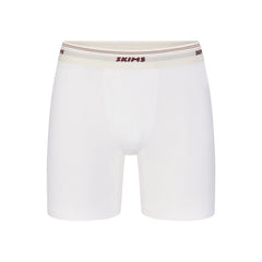SKIMS COTTON RIB MENS 5" BOXER BRIEF | CHALK