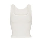 COTTON RIB TANK | MARBLE