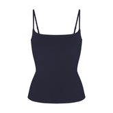 COTTON JERSEY SCOOP NECK CAMI | NAVY
