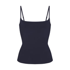 COTTON JERSEY SCOOP NECK CAMI | NAVY
