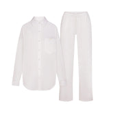 ORGANIC COTTON SLEEP LONG SLEEVE SET | SNOW