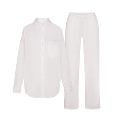 ORGANIC COTTON SLEEP LONG SLEEVE SET | SNOW