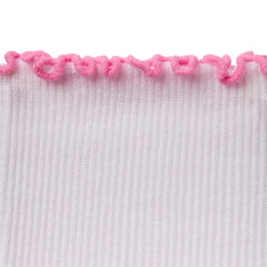 LETTUCE EDGE CREW SOCK 2-PACK | BUBBLEGUM AND SNOW