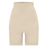 SEAMLESS SCULPT HIGH-WAISTED ABOVE THE KNEE SHORT | SAND