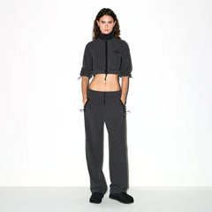 OUTDOOR FLEECE STRAIGHT LEG PANT | ASH