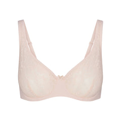 SKIMS LACE UNLINED MINIMIZER BRA | PRIMROSE