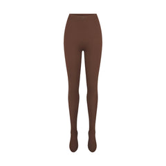 NikeSKIMS MATTE FOOTSIE GRIP LEGGING | DARK SEPIA