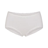LIGHTWEIGHT COTTON LACE BOY SHORT | SNOW