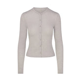 SHEER MODAL CARDIGAN | HEATHER GREY