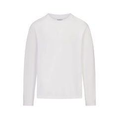 HEAVYWEIGHT COTTON MENS RELAXED LONG SLEEVE T-SHIRT | CHALK