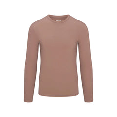 FITS EVERYBODY MENS SLIM LONG SLEEVE T-SHIRT | UMBER
