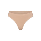 SOFT SMOOTHING SEAMLESS THONG | CLAY