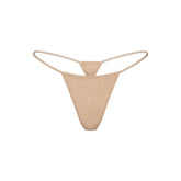 EVERYDAY COTTON STRING THONG | CLAY HEATHER