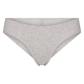 LIGHTWEIGHT COTTON LACE HIPSTER | LIGHT HEATHER GREY