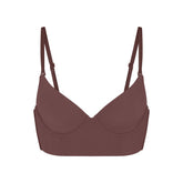 FITS EVERYBODY LOW BACK LONGLINE BRA | COCOA