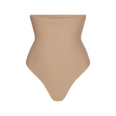 SKIMS BODY CORE SCULPT HIGH-WAISTED THONG | CLAY