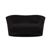 NikeSKIMS SATIN SHINE BANDEAU BRA | OBSIDIAN