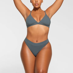 COTTON JERSEY CHEEKY TANGA | KYANITE