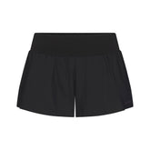 WOVEN COTTON FLUTTER SHORT | ONYX