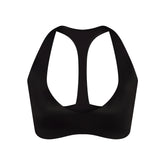 NikeSKIMS SATIN SHINE PLUNGE T-BACK BRA | OBSIDIAN