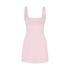 COTTON JERSEY MINI DRESS | CHERRY BLOSSOM