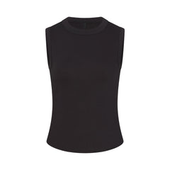 WORN IN JERSEY HIGH CREW TANK | WASHED ONYX