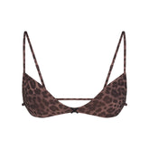 FITS EVERYBODY MICRO SKIMPY BRALETTE | UMBER LEOPARD PRINT
