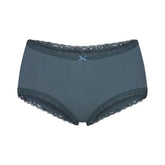 LIGHTWEIGHT COTTON POINTELLE LACE BOY SHORT | ZIRCON TONAL