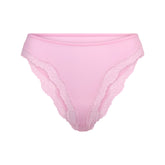 FITS EVERYBODY LACE TANGA | BUBBLE GUM TONAL