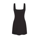 COTTON JERSEY MINI DRESS | SOOT
