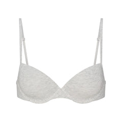 EVERYDAY COTTON T-SHIRT BRA | LIGHT HEATHER GREY