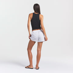COTTON POPLIN BOXER SLEEP SET | ONYX DOT