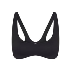 NikeSKIMS MATTE SHAPING SCOOP BRA | OBSIDIAN