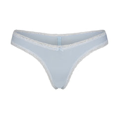 LIGHTWEIGHT COTTON LACE THONG | AIRSPACE
