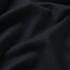 HEAVYWEIGHT COTTON MENS RELAXED CROPPED CREWNECK | OBSIDIAN