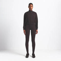 NikeSKIMS MATTE TRICOT TRACK JACKET | DARK ROAST