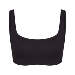 NikeSKIMS MATTE SCOOP NECK BRA | OBSIDIAN