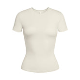 COTTON JERSEY T-SHIRT | BONE