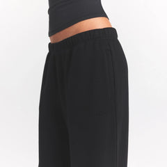 COTTON FLEECE CLASSIC STRAIGHT LEG PANT | ONYX