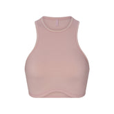 NikeSKIMS RIBBED SEAMLESS RACER FRONT BRA | HIMALAYAN